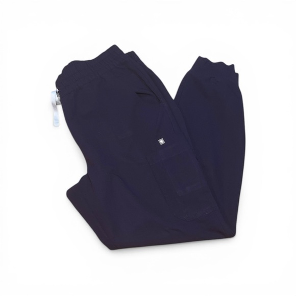 Figs Pants - FIGS Zamora Jogger Scrub Pants 11 Pocket Technical Collection- Eggplant